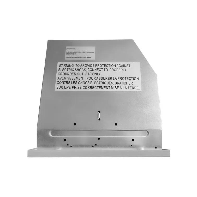 Cosmo 30 in. Lumin Collection Ducted Insert Range Hood, Touch Controls, LED Lights, Permanent Filters, Stainless Steel