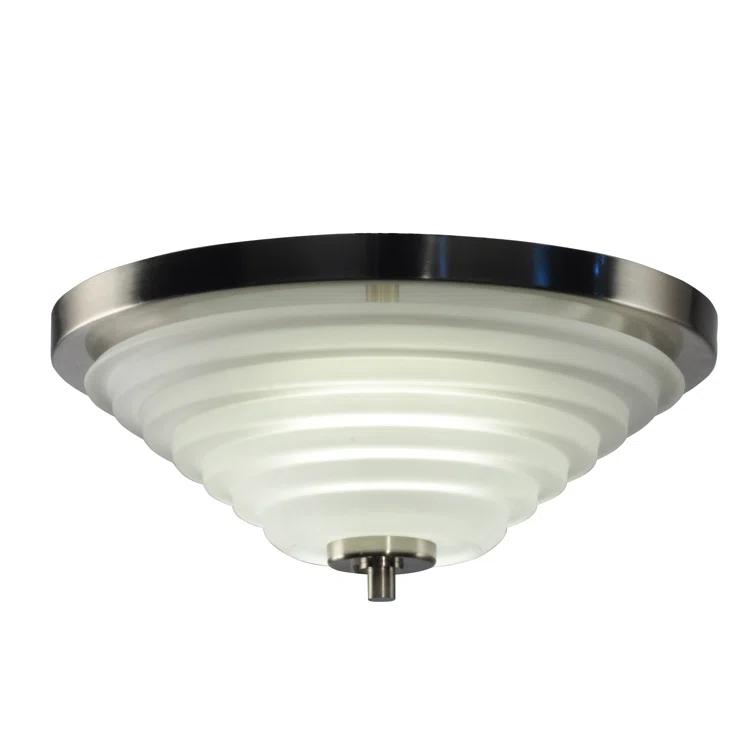 Springdale Lighting Soloman Glass Flush Mount