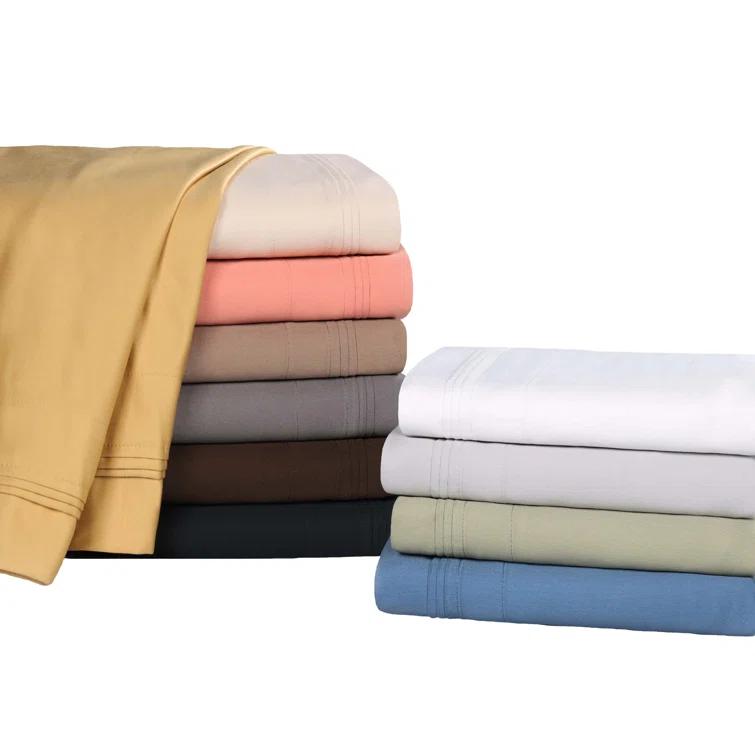 Superior Egyptian Cotton Deep Pocket Solid Luxury 1500 Thread Count Sheet Set