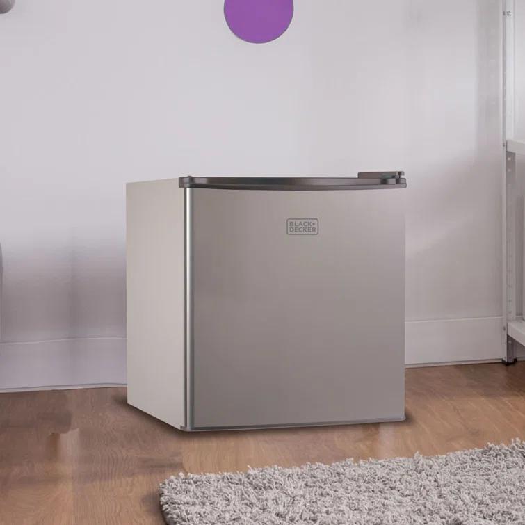 BLACK+DECKER BCRK Series 1.7 cu. ft. Freestanding Mini Fridge with Freezer