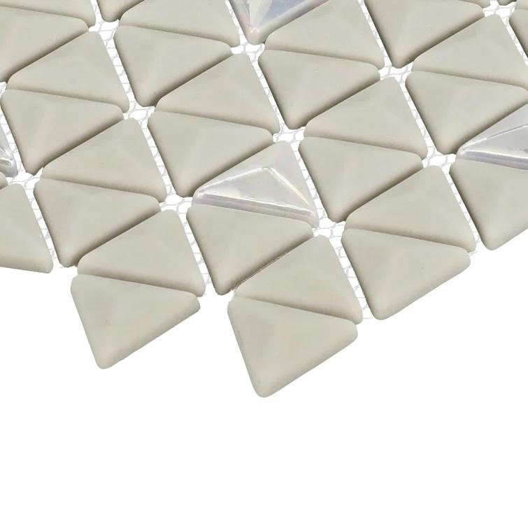 Daltile Starcastle 1" Triangle Glass Wall Mosaic (Set of 13)