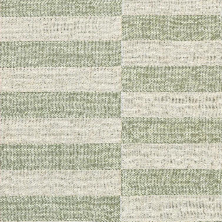 Babyletto Muslin All-Stages Midi Crib Sheet, GOTS Certified Organic Cotton - Moss Stripe