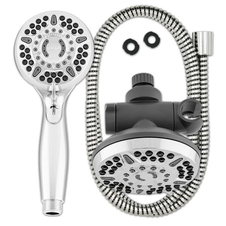 Moen Engage Tub and Shower Faucet with Magnetix Dual Shower Heads, Valve Included