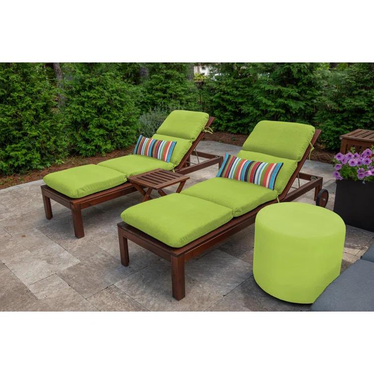 Casual Cushion Stripe Sunbrella Fabric Indoor/Outdoor Lumbar Pillow