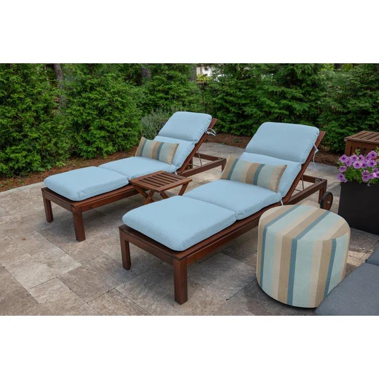 Striped Sunbrella® Indoor/Outdoor Reversible Throw Pillow