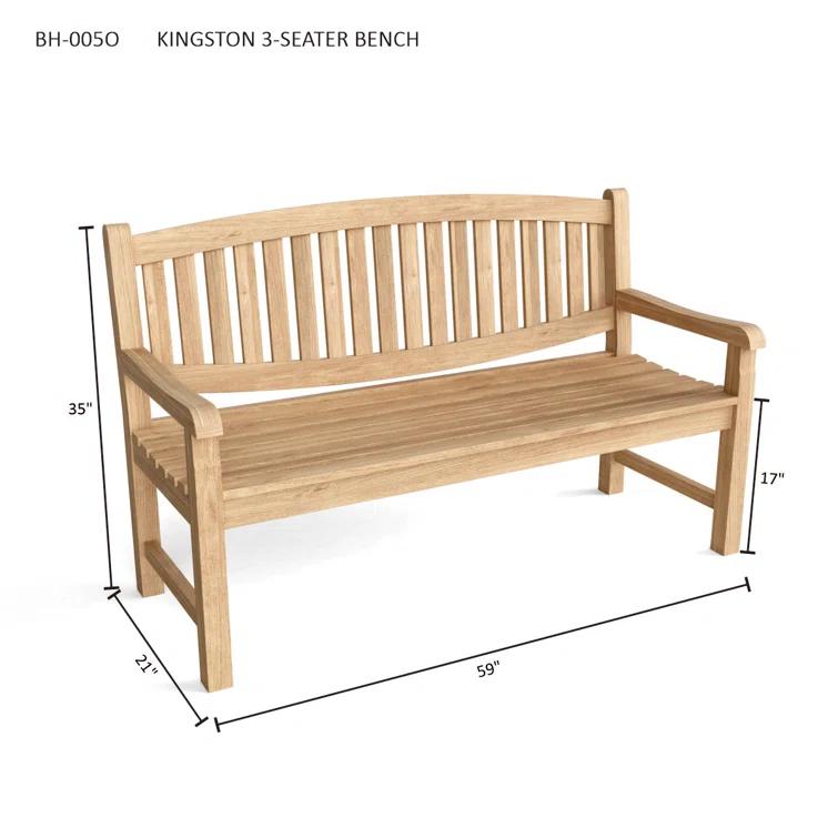 Maykoosh Victorian Virtue 3-Seater Bench