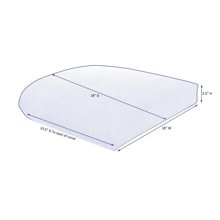 Sol 72 Outdoor™ Sunbrella Seat Cushion 18'' W x 18'' D