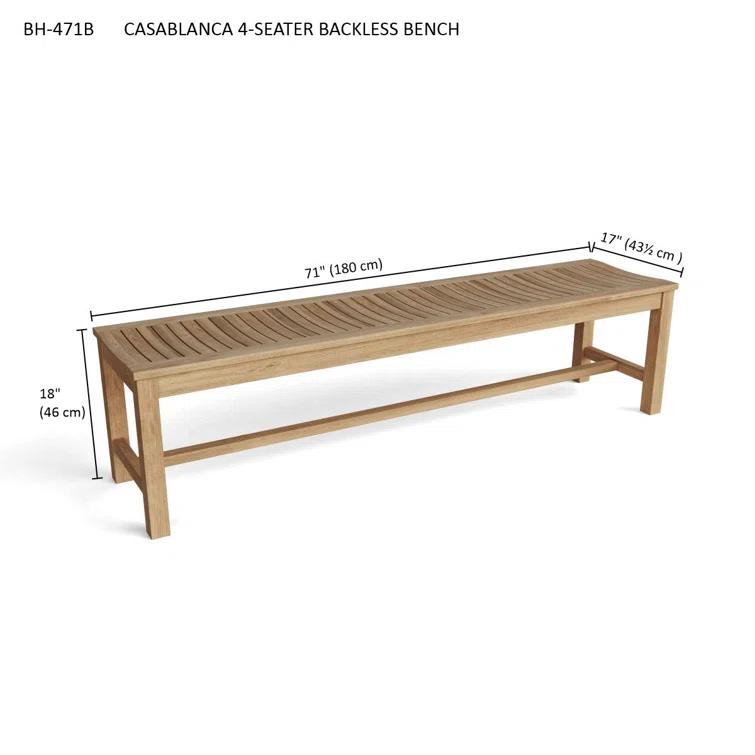 Maykoosh Modern Motifs 4-Seater Bench