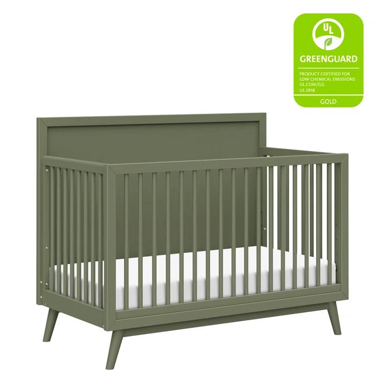 Palma 4-in-1 Convertible Crib with Toddler Bed Conversion Kit
