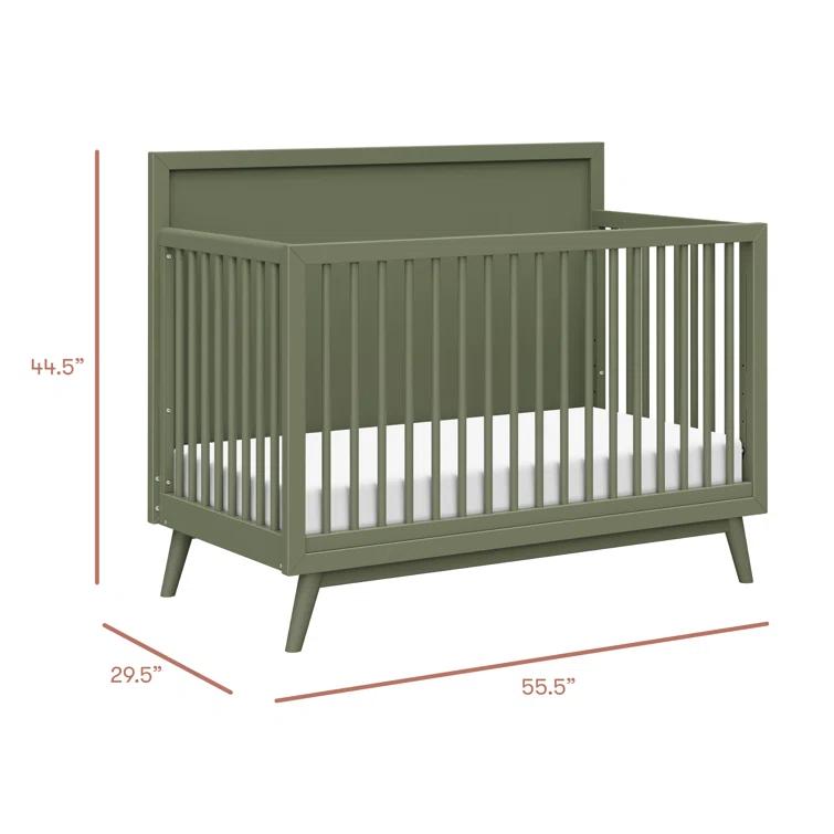 Palma 4-in-1 Convertible Crib with Toddler Bed Conversion Kit