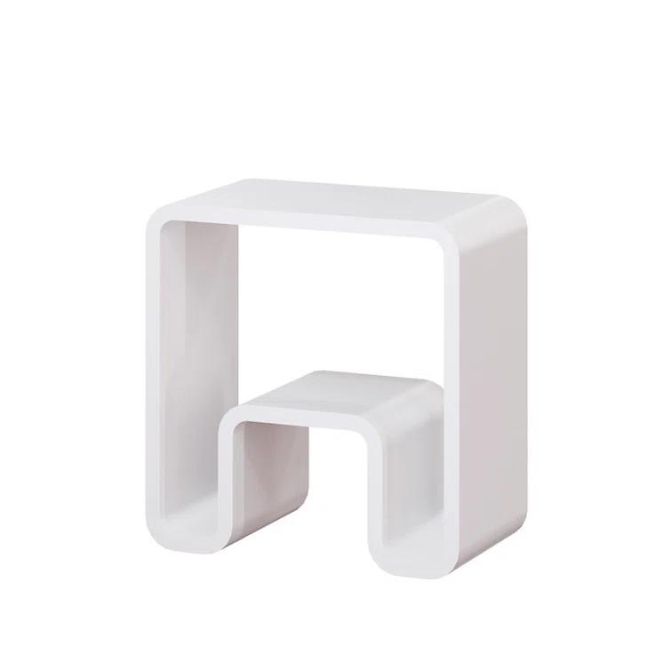 Casainc Riverside Freestanding Solid Surface Bathroom Shower Stool