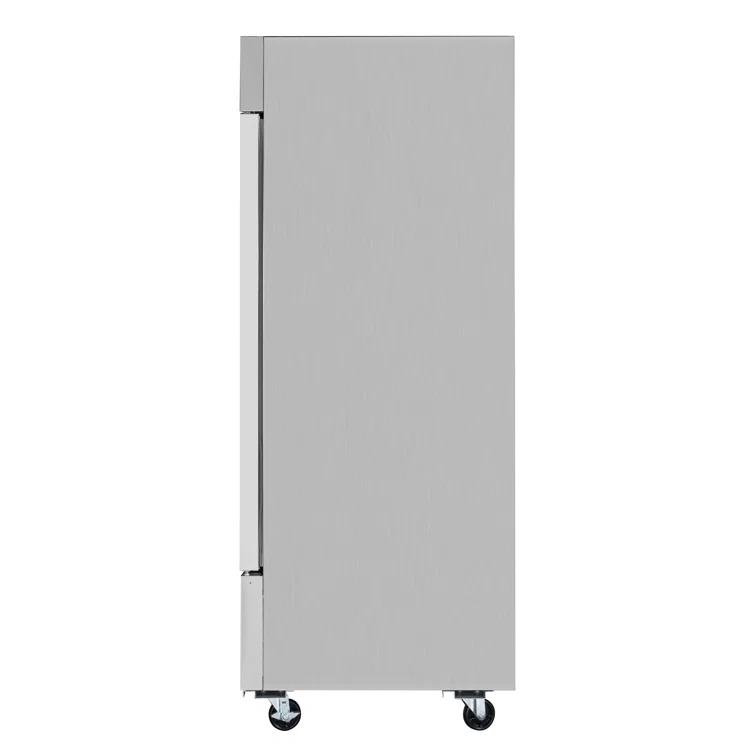 KoolMore 47 cu. ft. Commercial 2 Solid Door Reach In Refrigerator in Stainless Steel