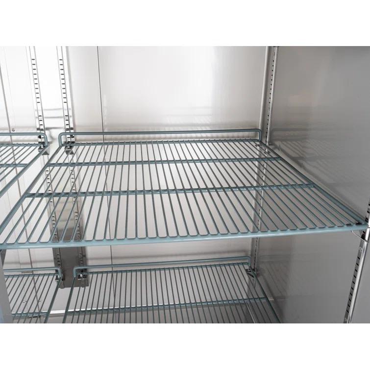 KoolMore 47 cu. ft. Commercial 2 Solid Door Reach In Refrigerator in Stainless Steel