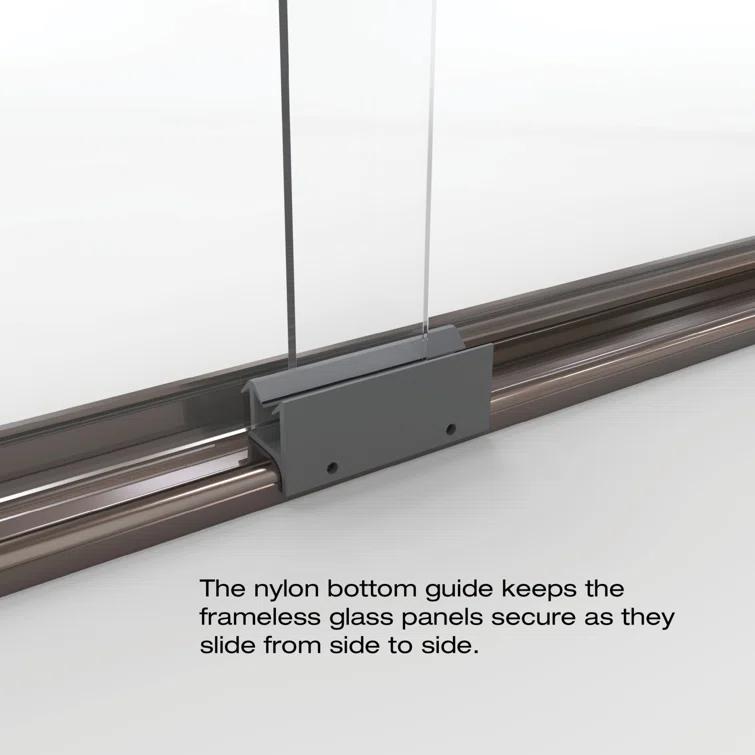 Classic 56" x 70" Frameless Bypass Sliding Shower Door