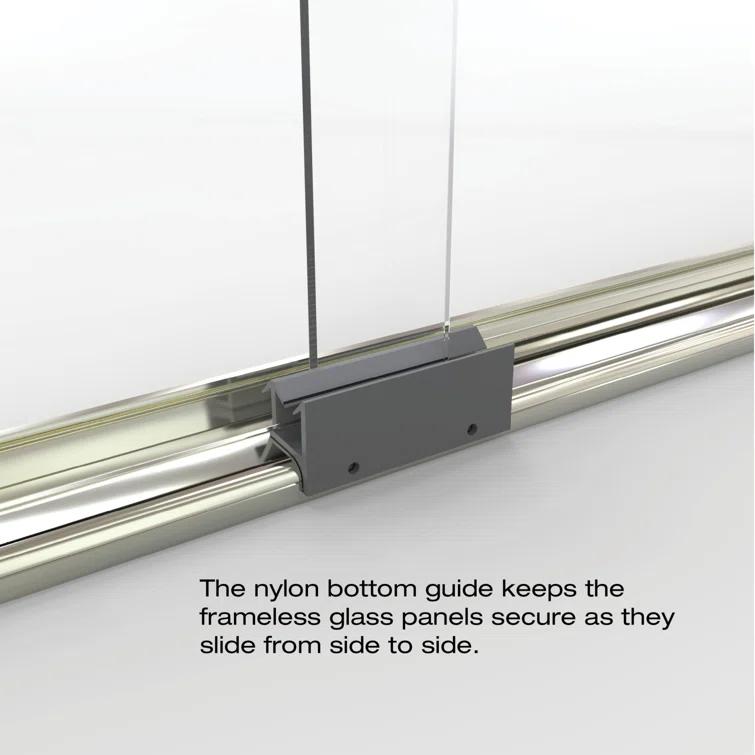 Classic 56" x 70" Frameless Bypass Sliding Shower Door