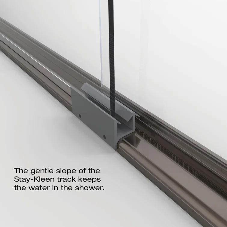 Classic 56" x 70" Frameless Bypass Sliding Shower Door