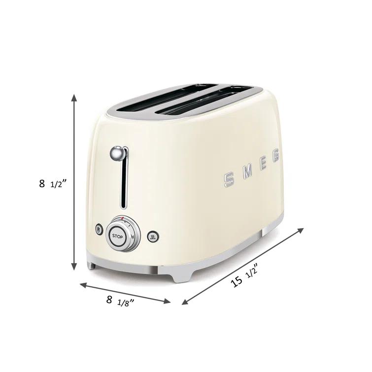 SMEG Cream 4-Slice Toaster