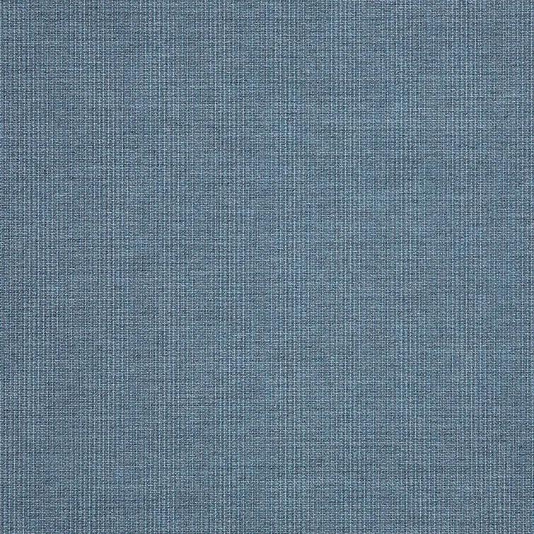 Palazzo Blue Cushioned Outdoor Chaise Lounge with Metal Frame