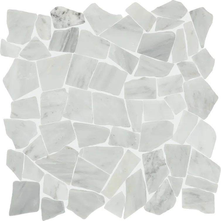 Daltile Gamma Natural Stone Pebble Wall and Floor Mosaic Tile (Set of 10)