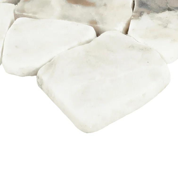 Daltile Gamma Natural Stone Pebble Wall and Floor Mosaic Tile (Set of 10)