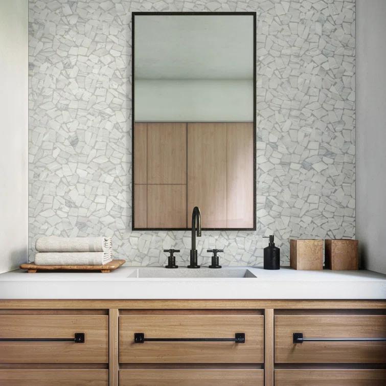 Daltile Gamma Natural Stone Pebble Wall and Floor Mosaic Tile (Set of 10)