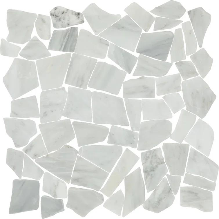 Daltile Gamma Natural Stone Pebble Wall and Floor Mosaic Tile (Set of 10)