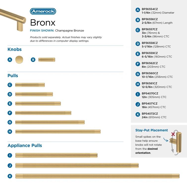 Bronx 1-1/4 inch (32mm) Diameter