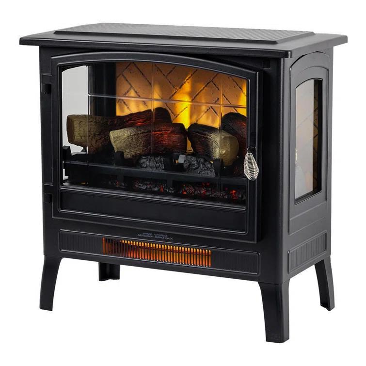 Country Living Smart Infrared Electric Fireplace Stove Heater, Alexa and Google Home Compatible