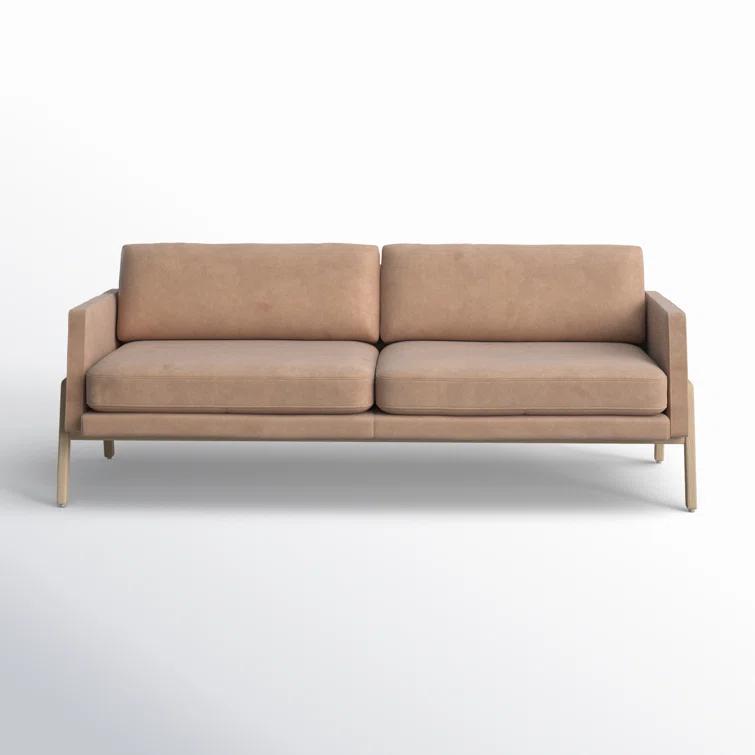 Viviana 84'' Genuine Leather Sofa