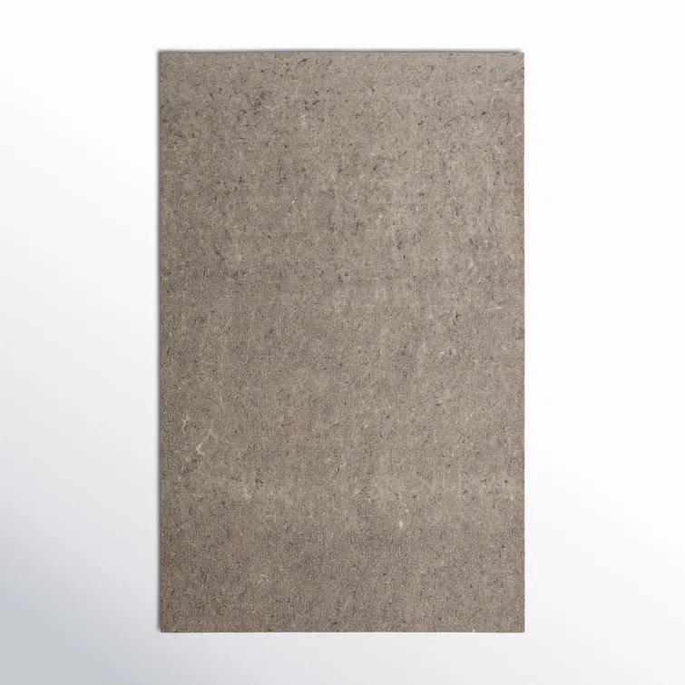 Karastan 2'x4' Scatter Reversible Pet Proof Rug Pad Gray: Skid-Resistant Rectangle Carpet Pad, Polyester, 24"x48"