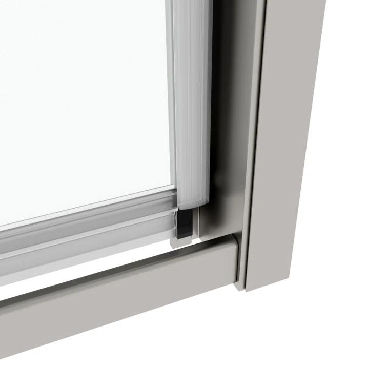 RAY'S RUGS & FLOORING LLC 12RRFR142461LTS 38-42" W x 71" H Pivot Frame Sliding Shower Door with 6mm Tempered Glass