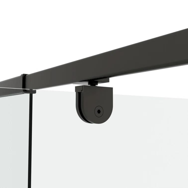 Arch Glass Designs 11DD131873LTS 38-42" W x 71" H Flush Glass Shower Door Reversible Installation