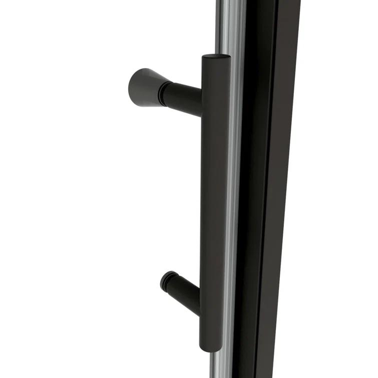 Arch Glass Designs 11DD131873LTS 38-42" W x 71" H Flush Glass Shower Door Reversible Installation