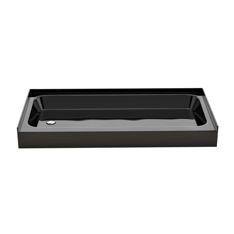 Voltaire 60 X 30 Shower Pan Base With Left Drain In Glossy
