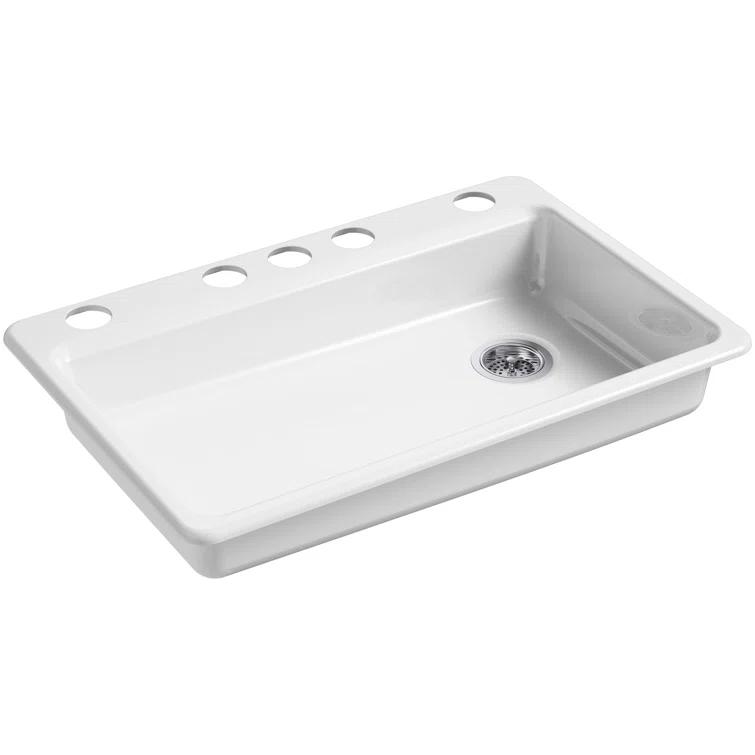 Riverby® 33" L x 22" W Undermount Single Bowl Kitchen Sink