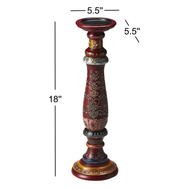 Butler Specialty Company Meadow Hand Painted Candle Holder
