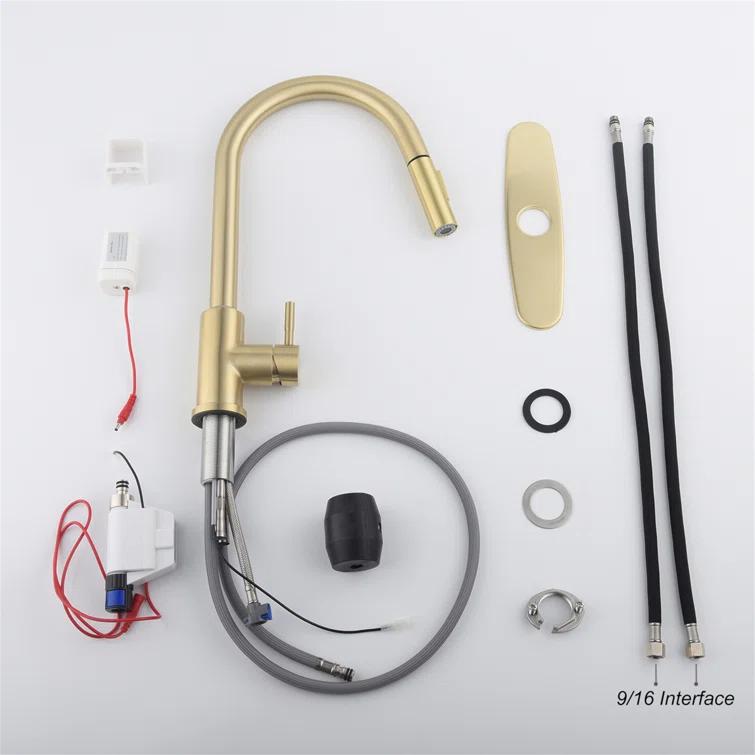 Touch Kitchen Faucet With Pull Down Sprayer