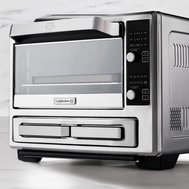 Calphalon Calphalon Performance Stainless Steel Dual Oven With Air Fryer in Silver