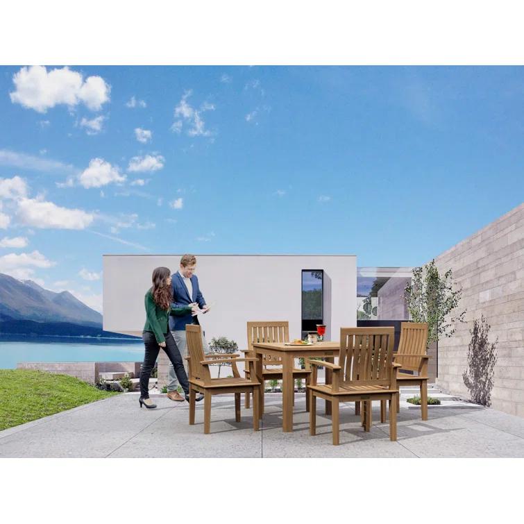 Windsor 4 - Person Square Teak Outdoor Dining Set