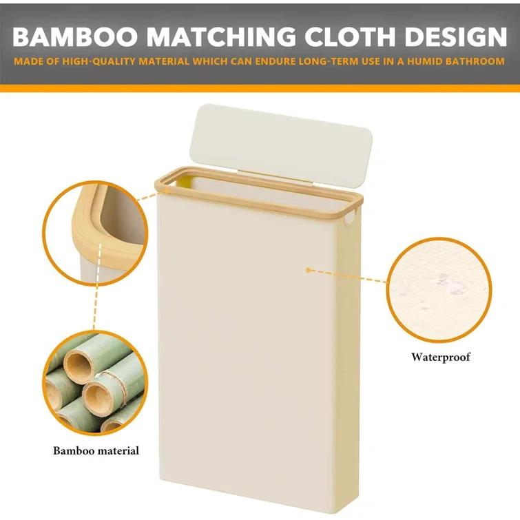 Extra Large Toilet Paper Storage With Lid, Holds Up To 24 Regular Rolls Or 18 Mega Rolls, Slim Basket Holder Bin Container For Bathroom Accessories Organizer