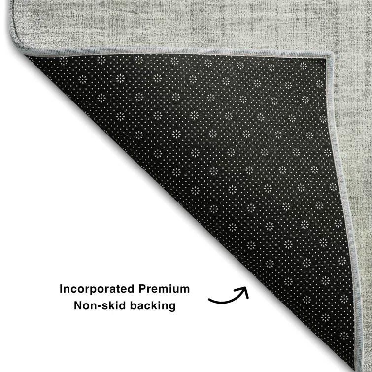 Premium Machine Washable Mayfield Gray Rug