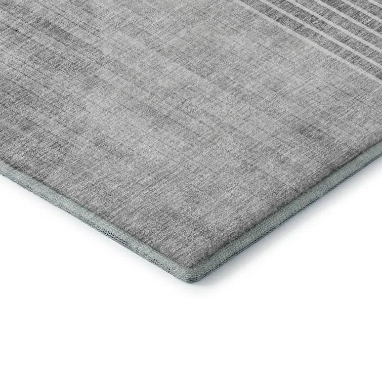 Premium Machine Washable Mayfield Gray Rug