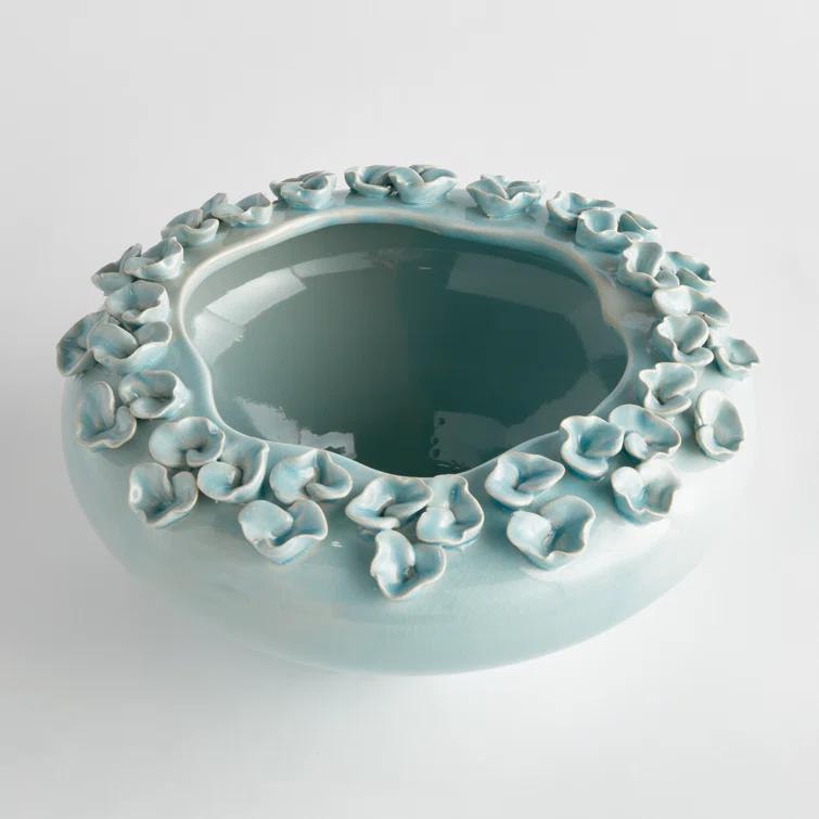 Petite Handmade Clay Decorative Bowl