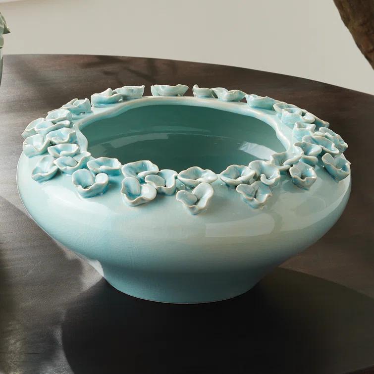Petite Handmade Clay Decorative Bowl