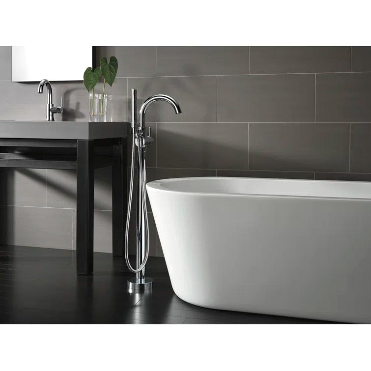 Trinsic Single Handle Floor Mounted Freestanding Tub Filler