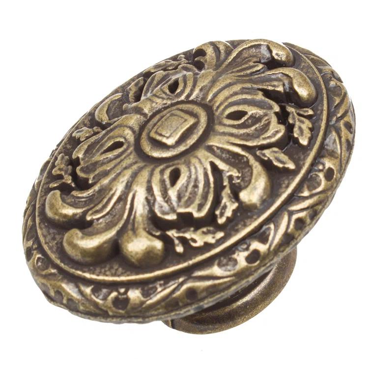 Old World 2" Length Oval Knob