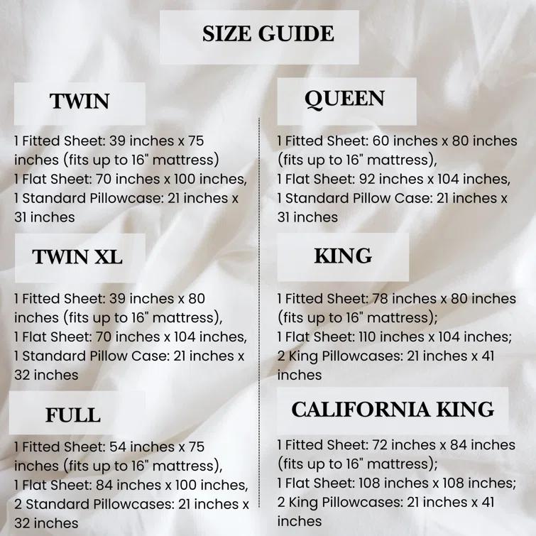 100% Cotton Sheet Set