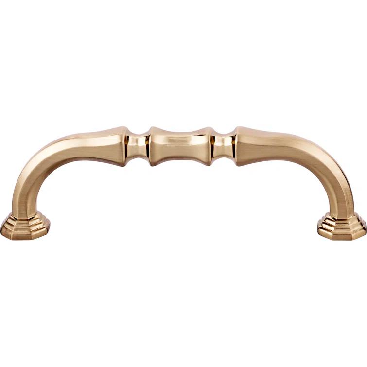 Honey Bronze 3 3/4" Modern Appliance Handle with Mounting Hardware