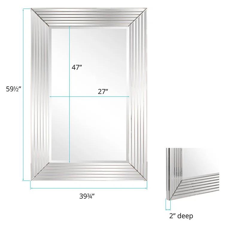 Rosdorf Park Derringer Rectangle Mirror