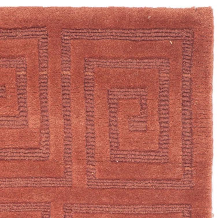 dCOR design Tibetan Hand Knotted Wool Pile Geometric Rug